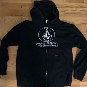 Large zip up Volcom sweater
